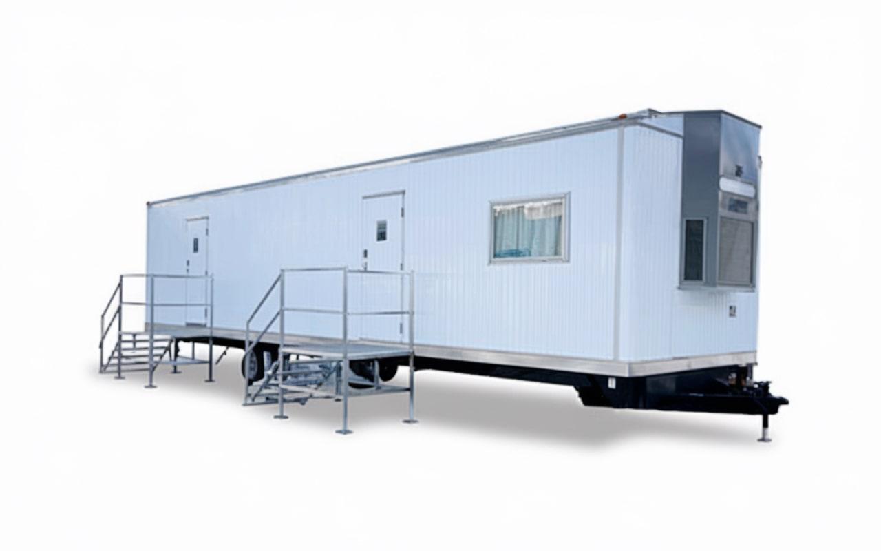 office trailers come in various sizes and layouts to suit different business needs